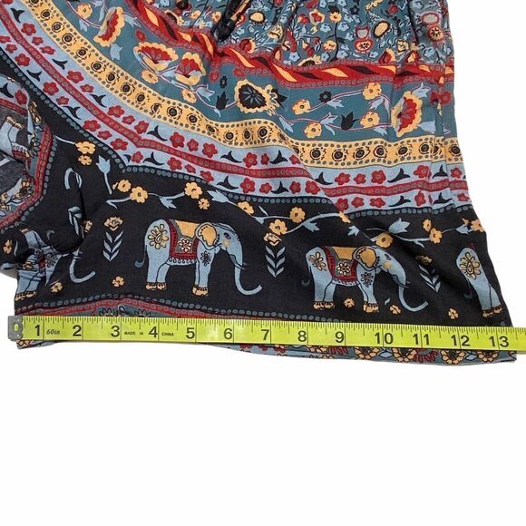 ANGIE Elephant Printed Strapless Romper Medium - Picture 7 of 13